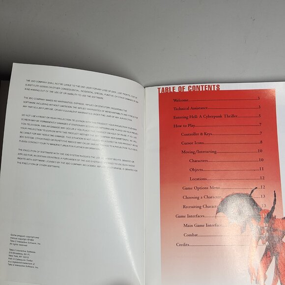Hell: A Cyberpunk Thriller 3DO Panasonic 3do Goldstar - Picture 8 of 8